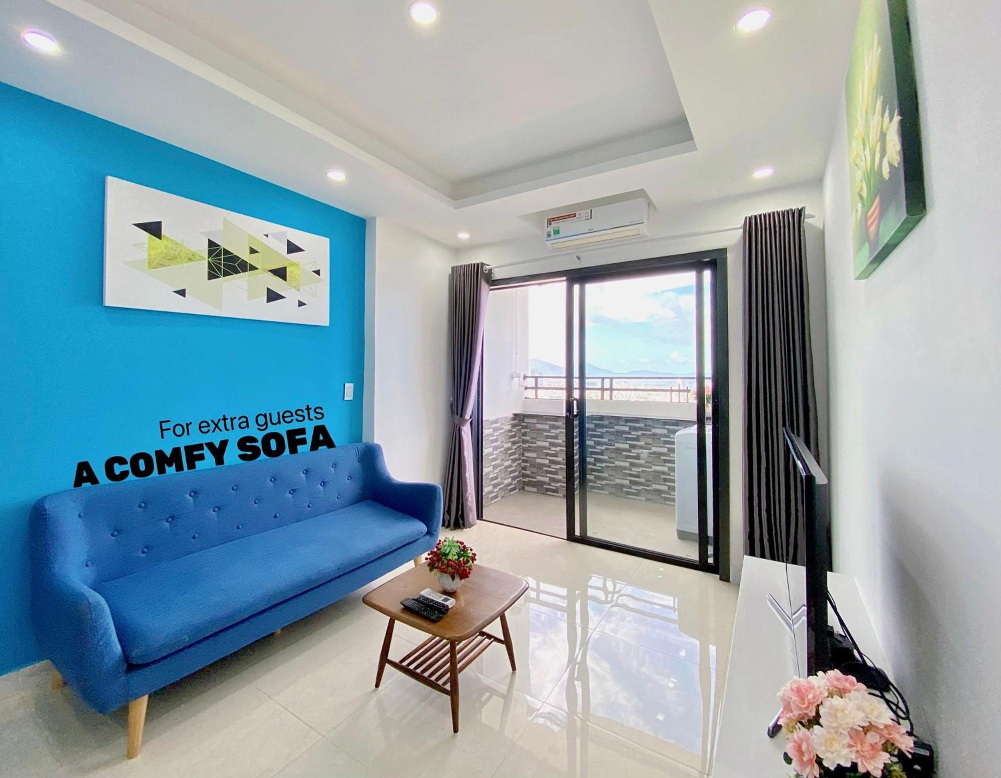 Blue Ocean Apartment At My Khe Đà Nẵng Exterior foto