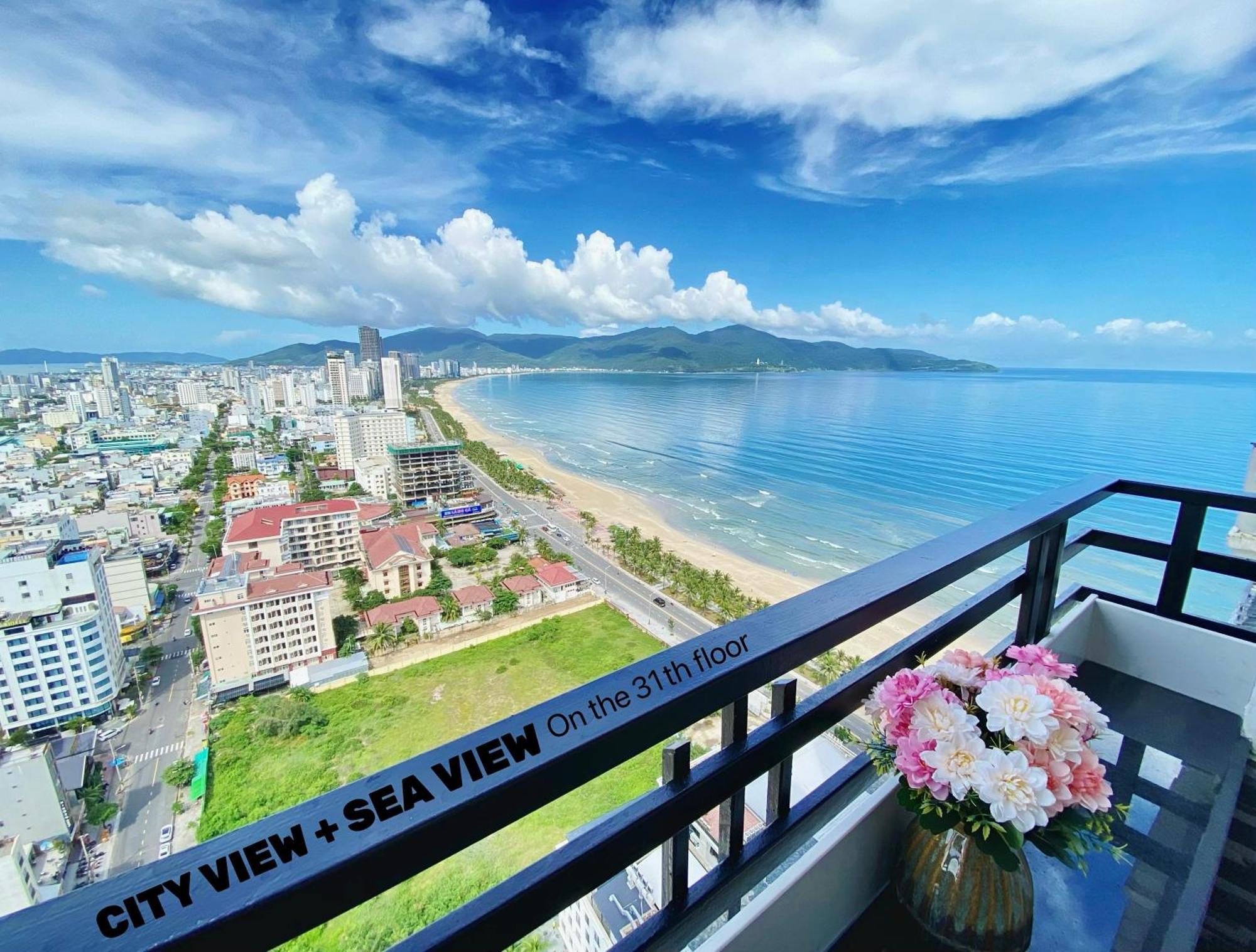 Blue Ocean Apartment At My Khe Đà Nẵng Exterior foto
